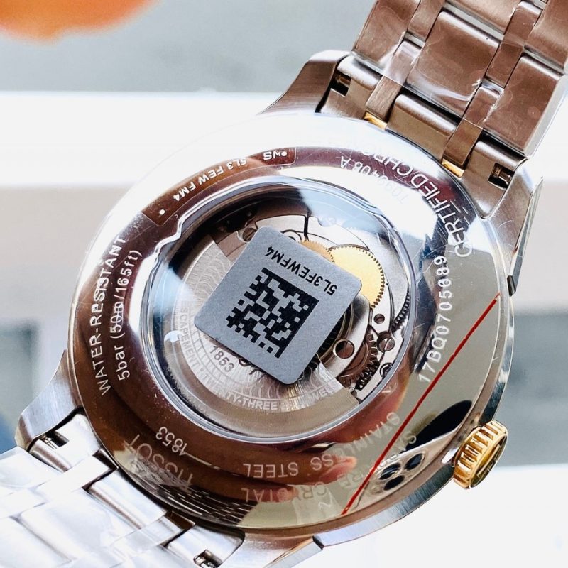 Dong ho Tissot Chemin Des Tourelles Chronometer Demi Gold 01