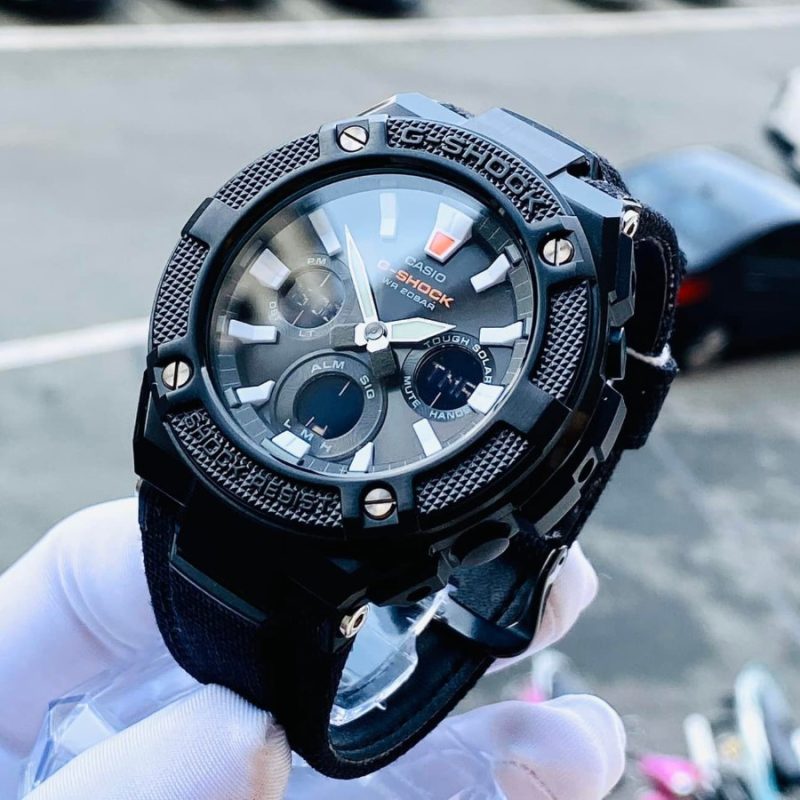 Dong ho nam CASIO GSHOCK GST S130BC 1A Coduroa Edition 01